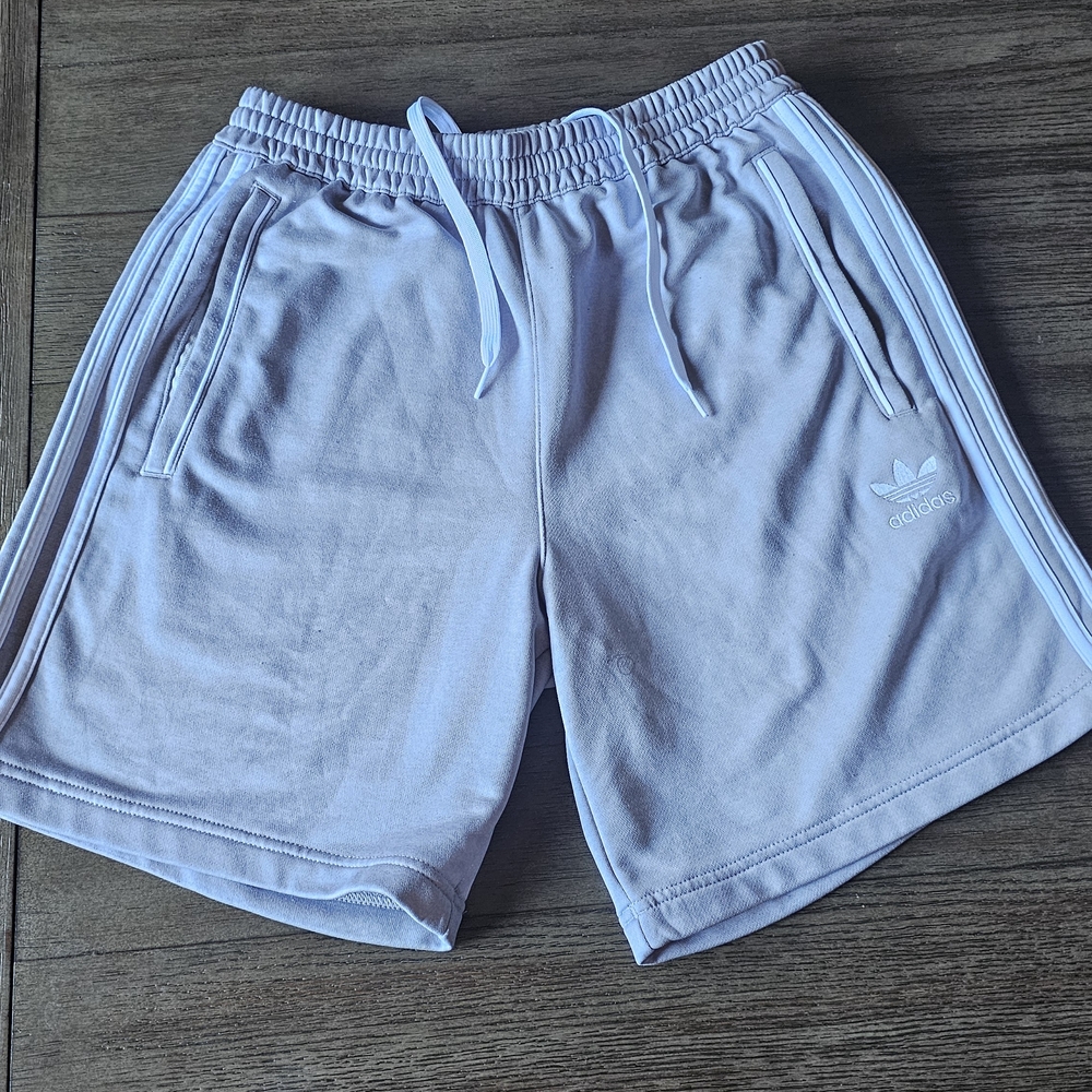 Adidas Men's Light Gray Athletic Shorts